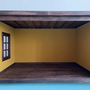 Roombox &quot;Ranch Sunset&quot;, room box empty, dollhouse, roomboxes, scale 1:12