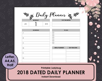 2018 planner etsy