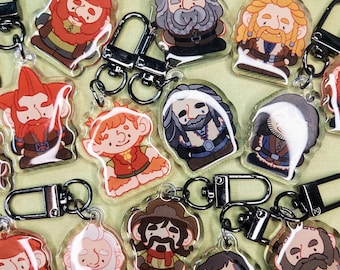 Thorin's Company Mini Keychains