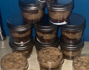 Gourmet German Chocolate Cupcake Jars (Sold by the half dozen)