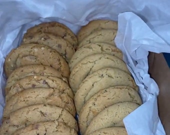 Caramel Chip Pecan Brown Butter Cookies