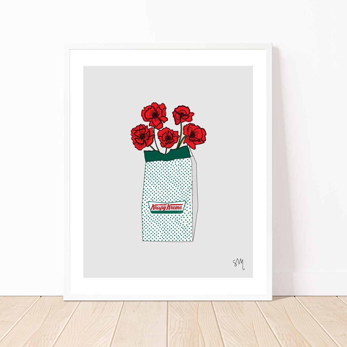 Krispy Kreme North Carolina Wall Art - Etsy