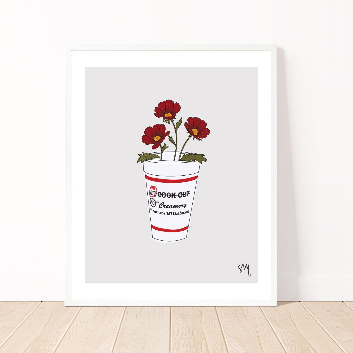 Cook Out North Carolina Wall Art - Etsy