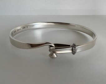GEORG JENSEN 204 Danish 18K (750) Gold 925 Sterling Silver TORUN