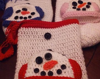 Christmas Snowman  Baby Cocoon and Hat