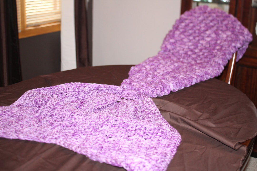 Mermaid Tail Lap Blanket Etsy