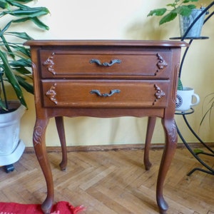 Vintage  Console Nightstand,Dresser, Bedside Cabinet, antique furniture