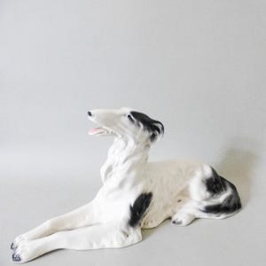 Antique greyhound porcelain dog  figurine,Large greyhound statue FREE SHIPPING WORLDWIDE
