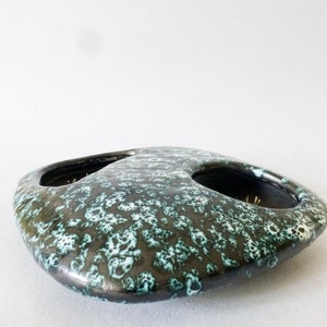 Vintage pottery Ikebana vase,Mid-Century pottery vase FREE SHIPPING