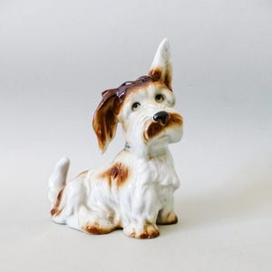 Vintage German dog figurine ,puppy,terrier statuette FREE SHIPPING