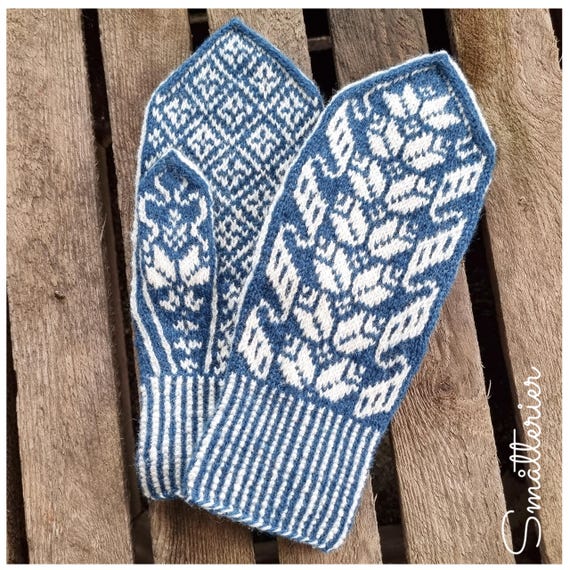 PATTERN: Aksel Selbu Mittens ~ Knitting, Strikke, Stricken, Votter