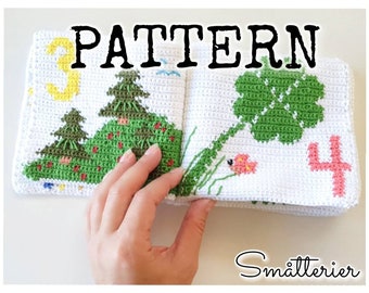 PATTERN: I Can Count Quiet Book ~ Crochet Hekle Häkeln Virka Tejer Ganchillo
