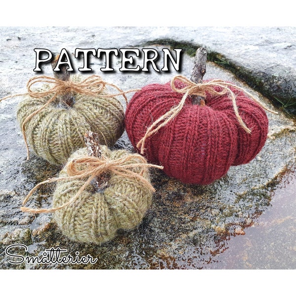 PATTERN: Allhallows Pumpkin ~ knitting, strikke, gresskar, stricken, tricot