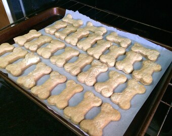 Natural peanut butter chewy dog biscuits
