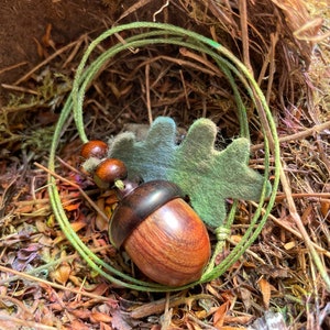 Magic Opening Acorn Oak Nut Locket Charm, Necklace, Or Mystery Box