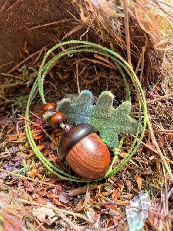 Magic Opening Acorn Oak Nut Locket Charm, Necklace, Or Mystery Box