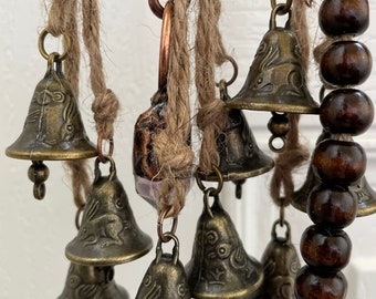 Traditional Witch Bells With Hares And Birds