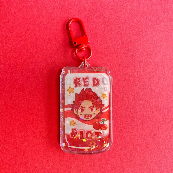 My Hero Energy Drink Red Riot Cherry Keychain