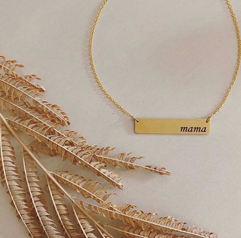 Gold Bar Necklace