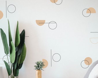 Abstract Shape Wall Decal Set // Abstract Decals / Shape Wall Decals