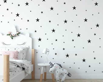 Assorted Star Wall Decals // Outer Space Wall Decals / Star Decals for Nursery / Wall Decals