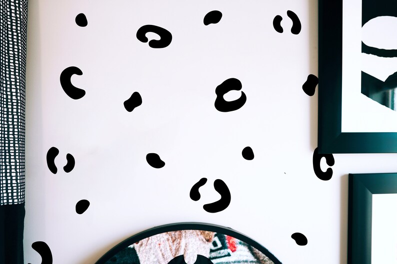 Leopard Print Wall Decals // Animal Print Decals / Leopard Etsy