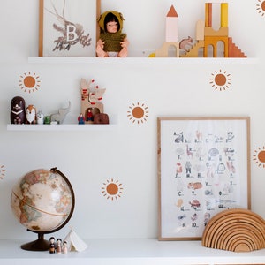 Sunny Wall Decal Set // Sun Wall Decals / Sunshine Stickers / Nursery Wall Decal / Boho Nursery