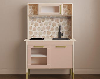 Cordelia Seashell Play Kitchen for IKEA Duktig // Play Kitchen Decal Set / IKEA Hack / Play Kitchen Stickers