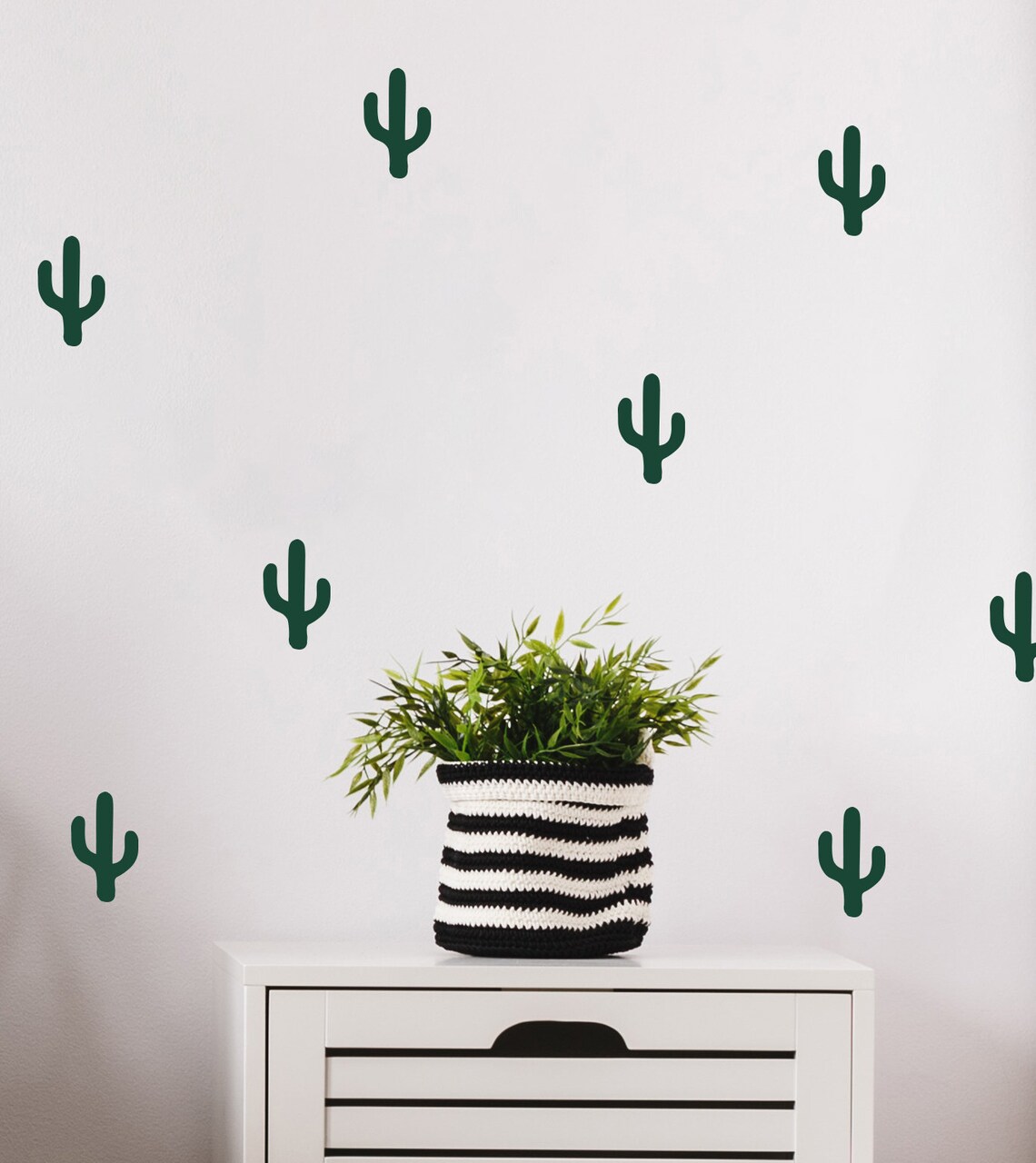 Desert Cactus Wall Decals for Kids Room // Cactus Decal for Nursery ...