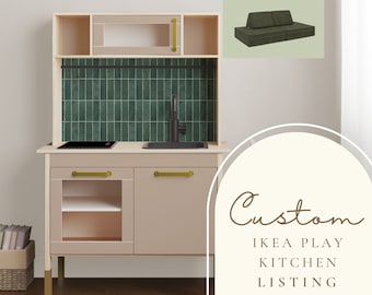 ¡PERSONALIZA tu cocina de juguete IKEA Duktig! Servicio de diseño personalizado