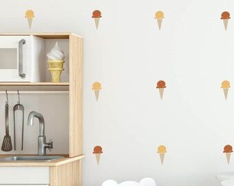 Gelato Wall Decals // Ice Cream Wall Decals / Wall Decals for Girls Room // Nursery Wall Decals / Ice Cream Decals