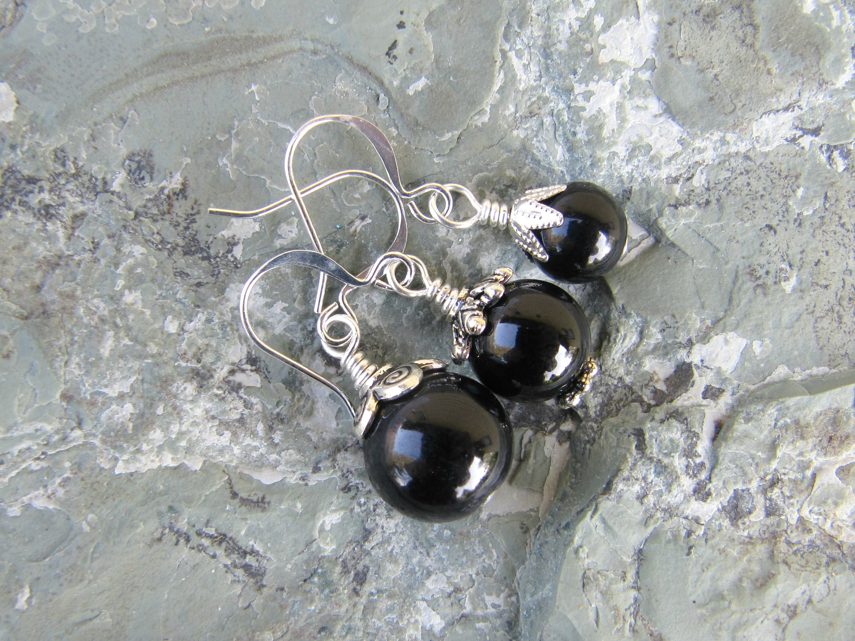 Black and Silver Earrings FINAL SALE main image 0