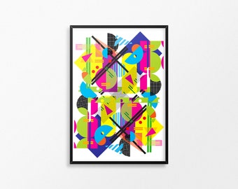 Geometric Vibes print