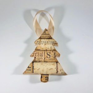 Cork Christmas Tree Ornament image 1