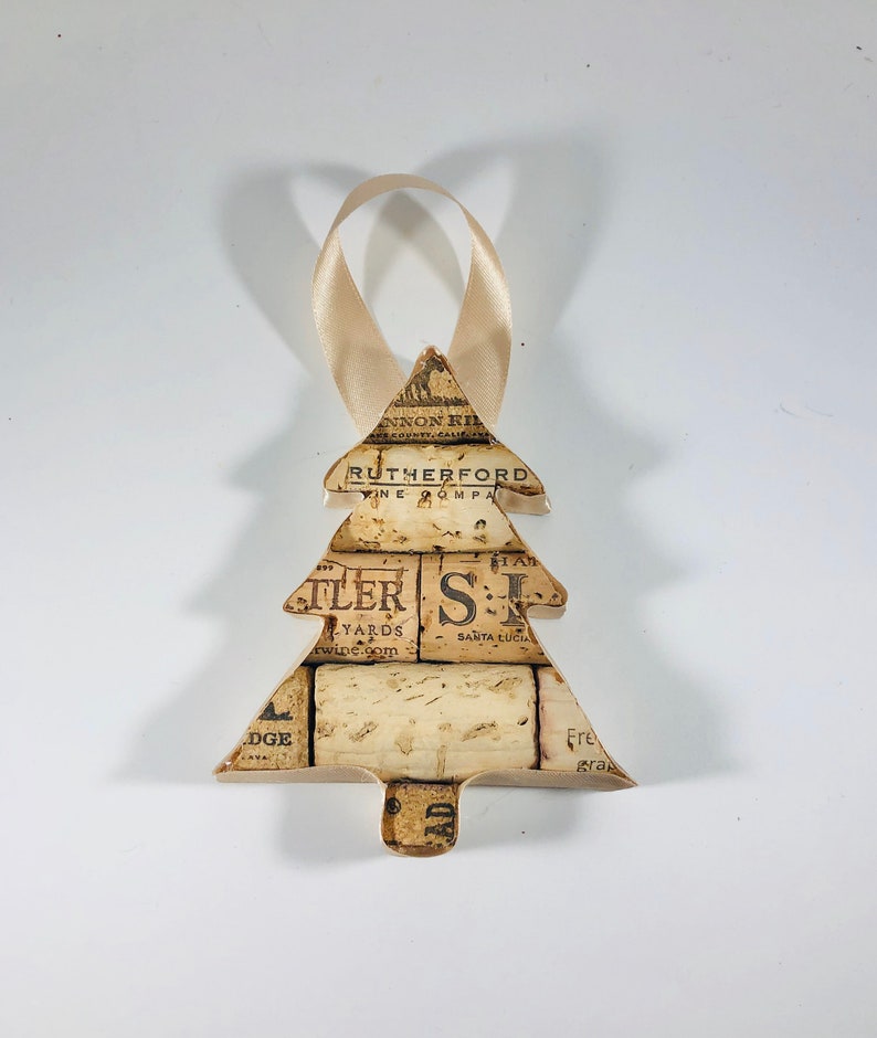 Cork Christmas Tree Ornament image 1