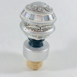 Silver Mirror Bottle Topper