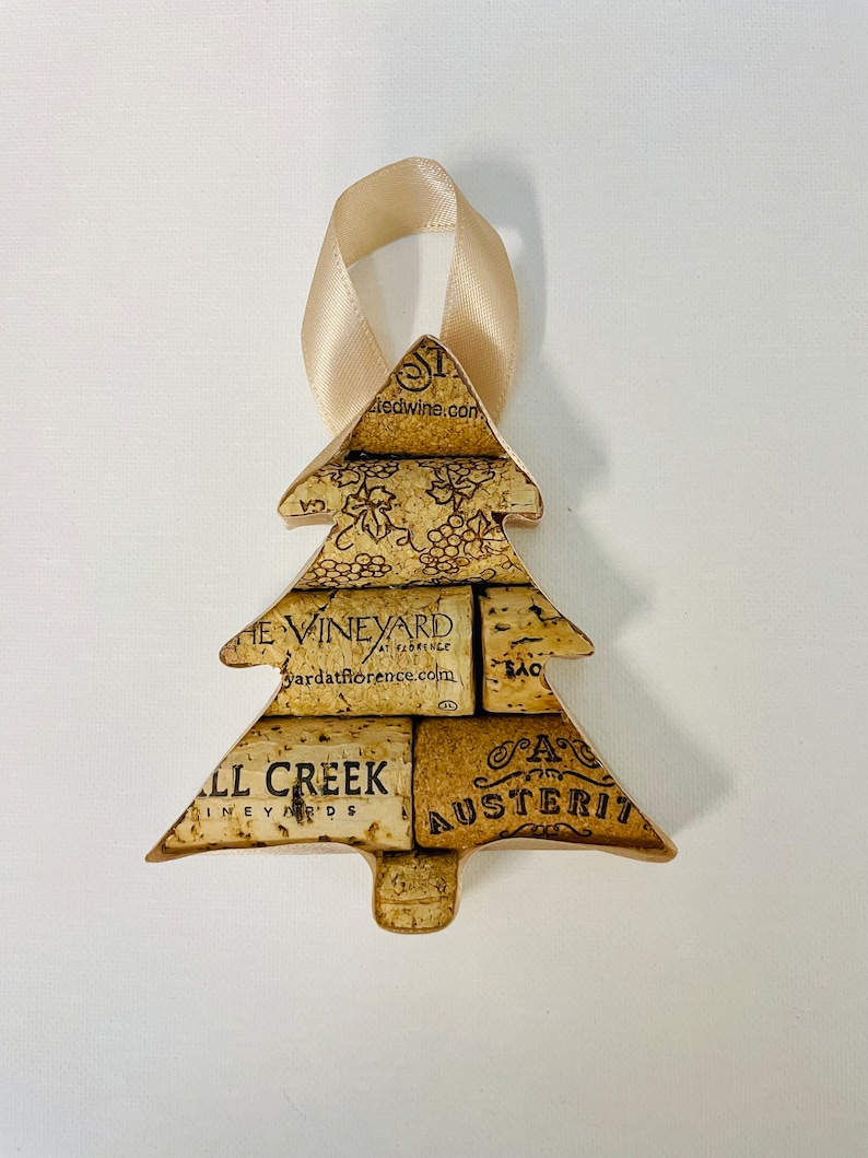 Cork Christmas Tree Ornament image 2