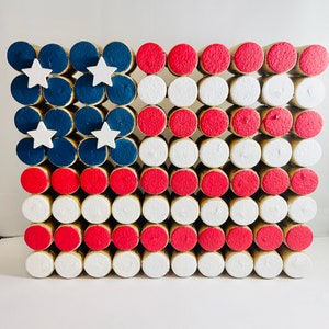 Standing Cork American Flag
