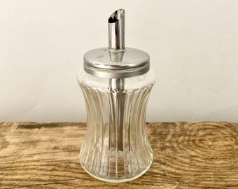 BMF Vintage Glass Sugar Dispenser – Retro Kitchen Decor Item