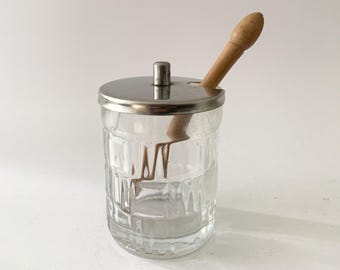 Bistro mustard pot, Vintage mustard pot, Table mustard pot, Vintage mustard pot, Sugar pot, Vintage sugar bowl, Jam pot