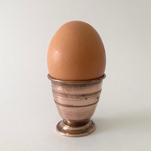 Small egg cup, Copper egg cup, Collection egg cup, Antique egg cup, Second-hand egg cup, Metal egg cup