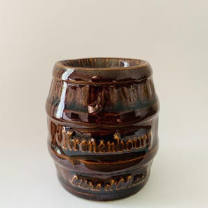 Kronenbourg ceramic ashtray – small vintage ashtray