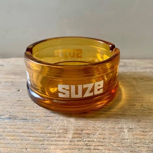 SUZE ashtray, bar ashtray, vintage advertising ashtray, vintage ashtray, advertising ashtray, collection ashtray, bistro ashtray