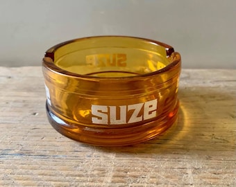 SUZE ashtray, bar ashtray, vintage advertising ashtray, vintage ashtray, advertising ashtray, collection ashtray, bistro ashtray