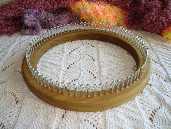 80 Peg Hat Knitting Loom Small Gauge 3 8 C2c Adult Hat Size Loom Knitting Cottage Looms Loom Makers Cottage