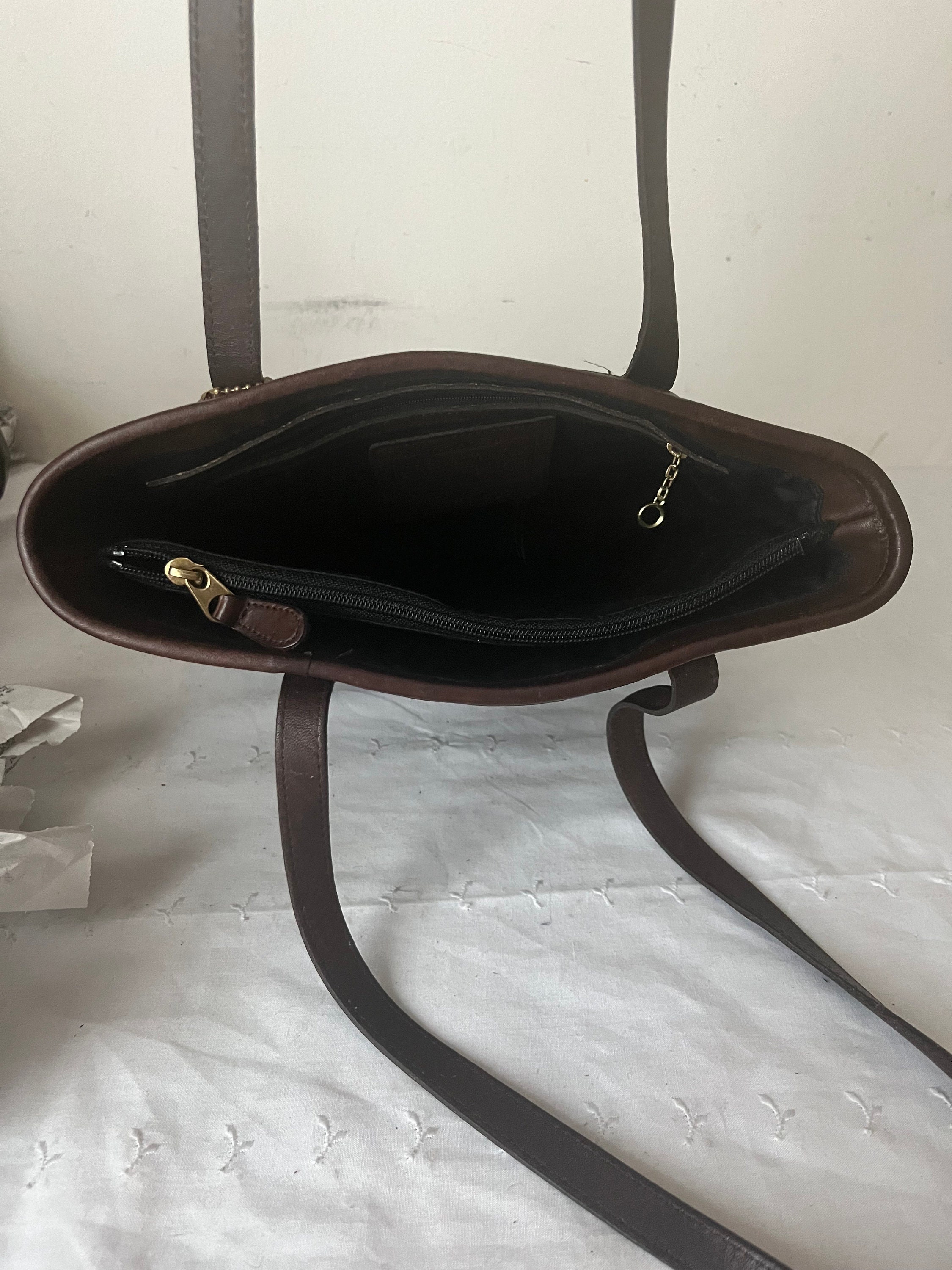 バッグ COACH Legacy Horsebit Leather Tote Brown s-l400.jpg