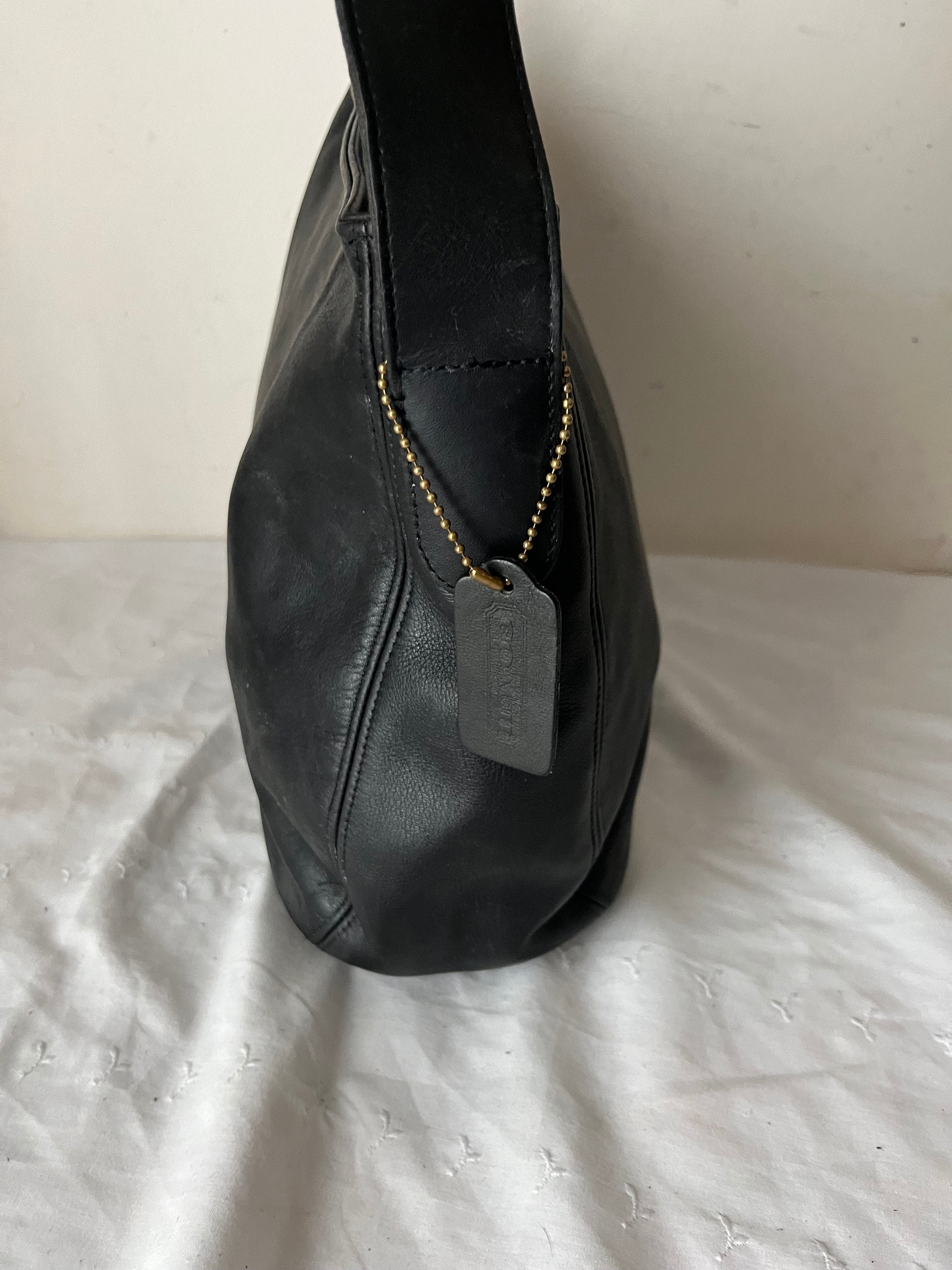 Vintage Coach Large Black Leather Soho Shoulder Bag 4161 - Etsy Canada