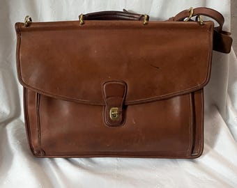 Vintage Coach Beekman 5266 Briefcase Men Black Career Suitcase !no