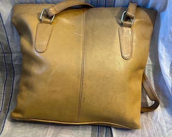 Coach Vintage Cognac Leather Handbag C7C-7302 Bag Brown Handbag