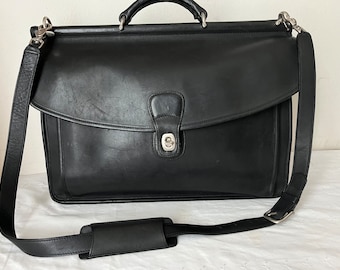 Vintage Coach | Beekman Briefcase | #5266 | Black - Etsy